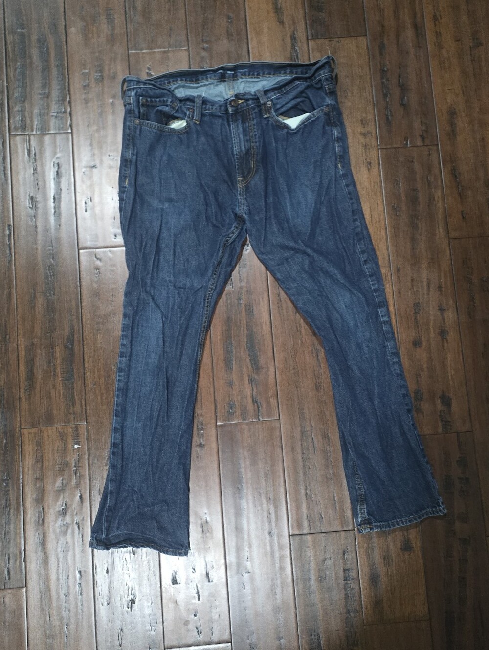 Old Navy Men's Straight Jeans - Dark Blue